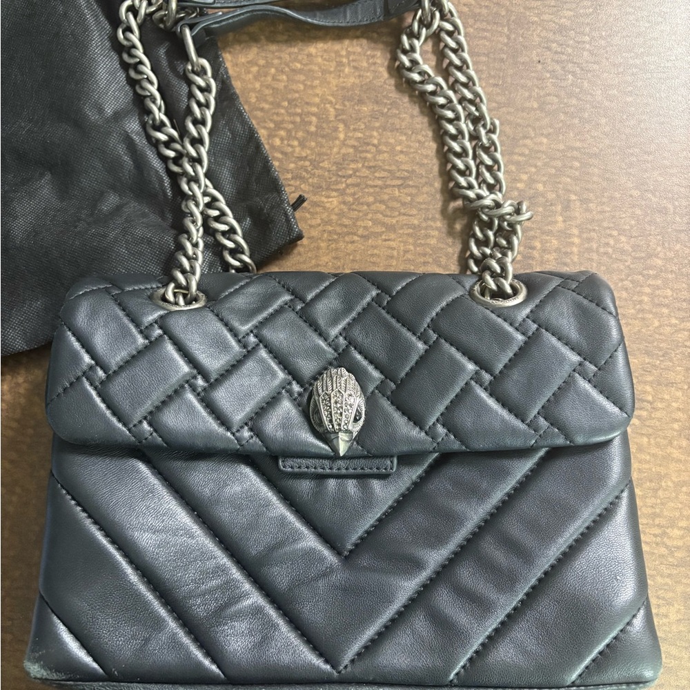 Elegant Black Quilted Chain Bag